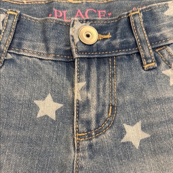 The Children's Place Star Print Denim Shorts - Picture 5 of 7